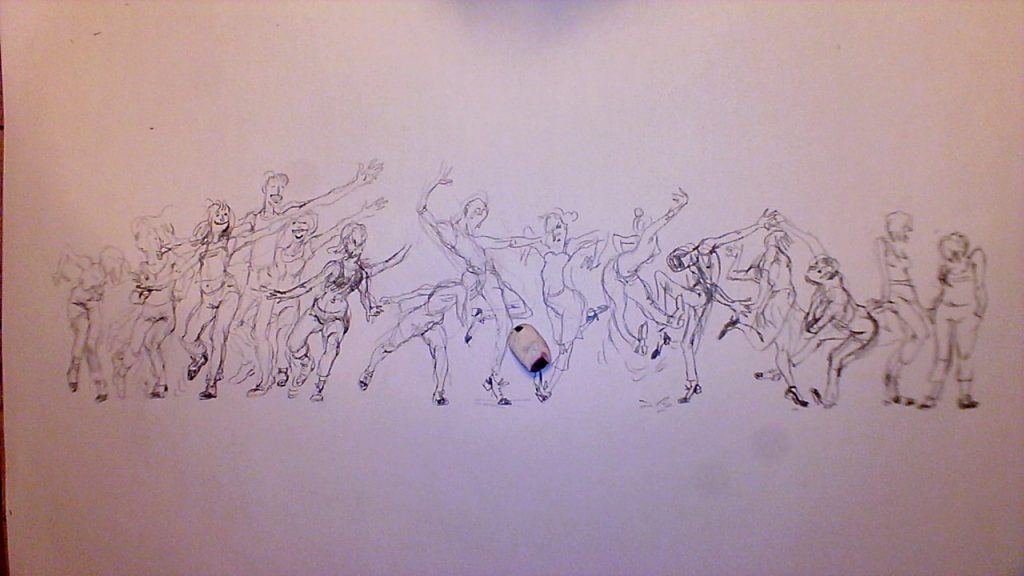 Croquis de claquettes... tap dancers