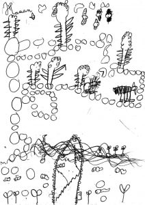 HNM - dessins d'enfant - croquis d'après photos. Rillieux la Pape - parcours artistiques 2021 - Ecole des Semailles CE1 - Arts Visuels - Estelle Meyrand -