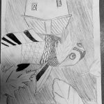 dessin d'enfant d'après Escher.