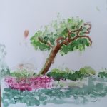 Croquis en plein air - dessins denfants - Ateliers Terreaux